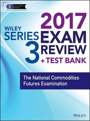 cover image of Wiley FINRA Series 3 Exam Review 2017